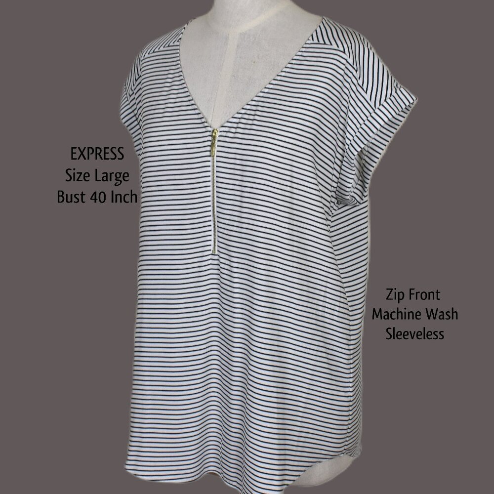 This EXPRESS blouse top is a stylish addition to your wardrobe. The V-neckline a
